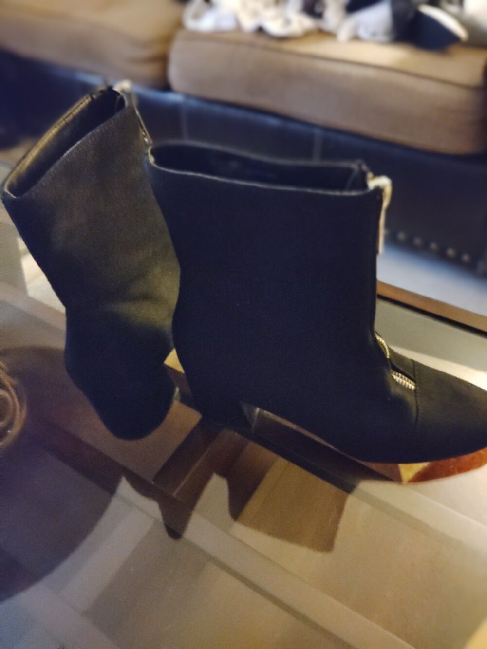 Black Suede Boots